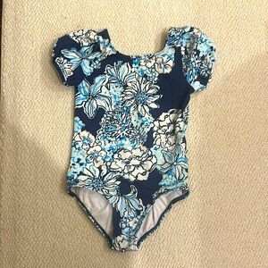 Lilly Pulitzer floral bathing suit - kids size 5
